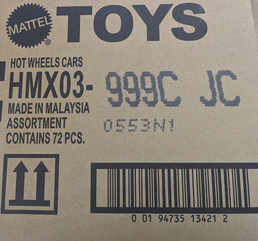 Hot Wheels Target Asst 72ct Factory Sealed Case (HMX03-999C)
