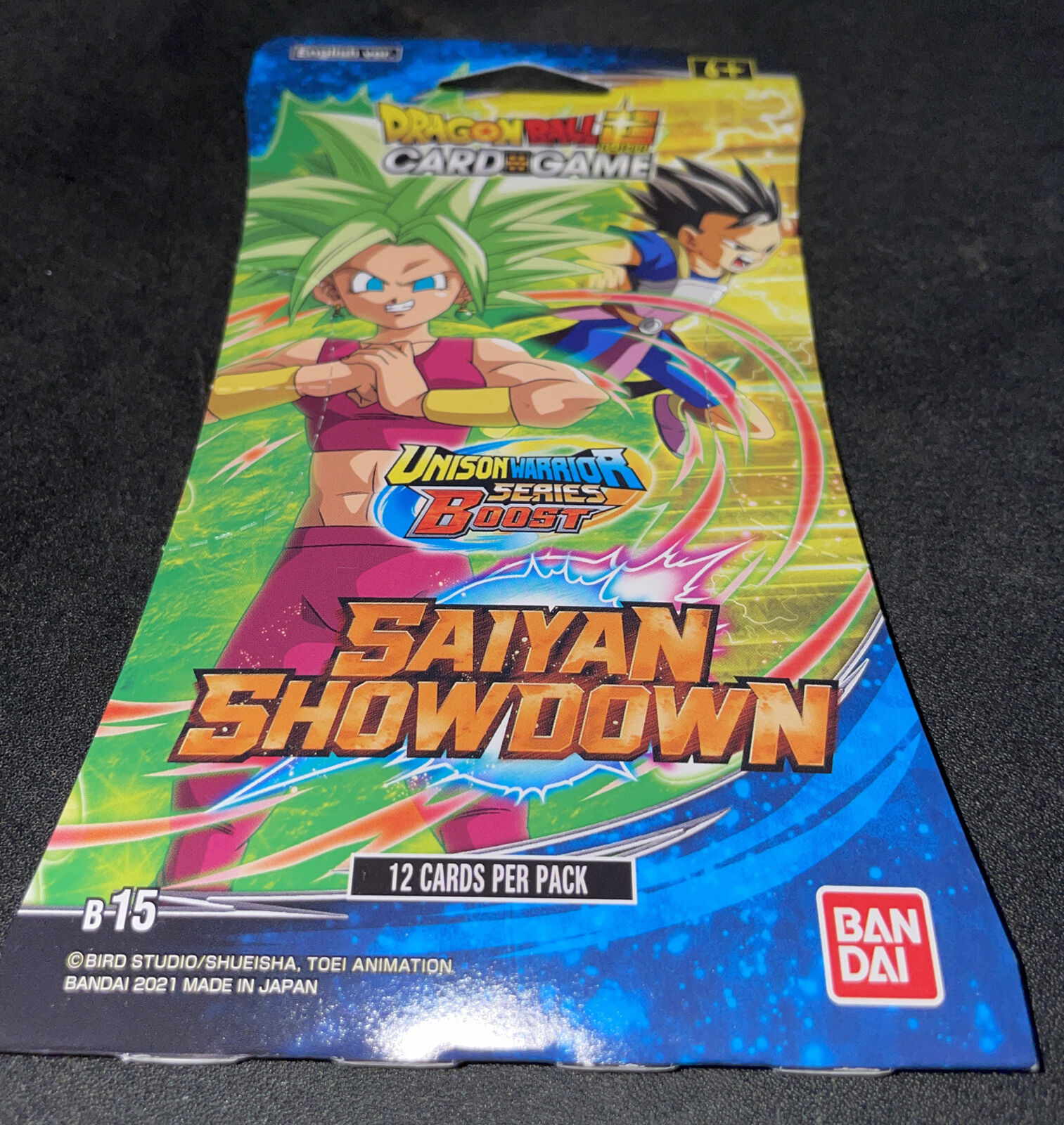 Dragon Ball Super Saiyan Showdown Sleeved Booster Pack  DBS-B15