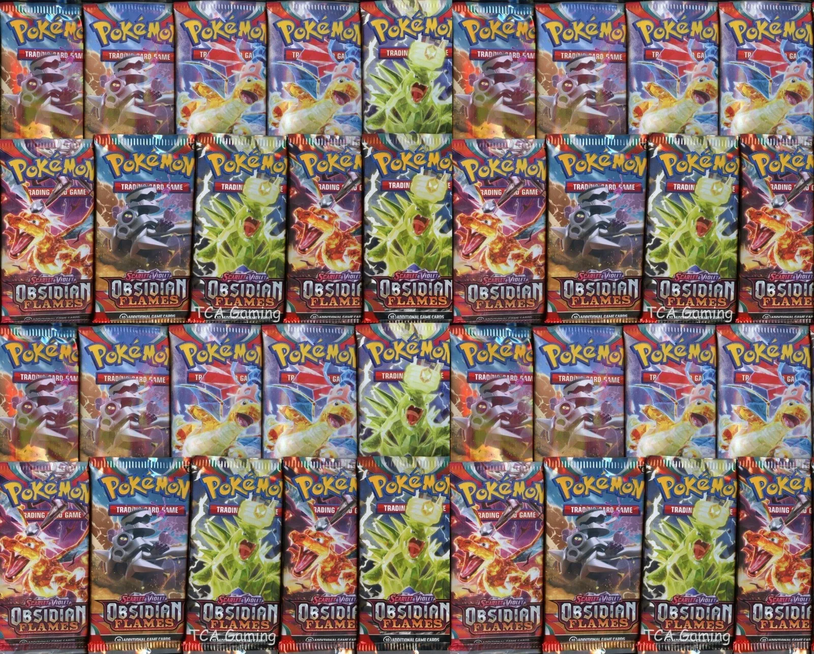 Pokemon Obsidian Flames Lot of 36 Loose Booster Packs
