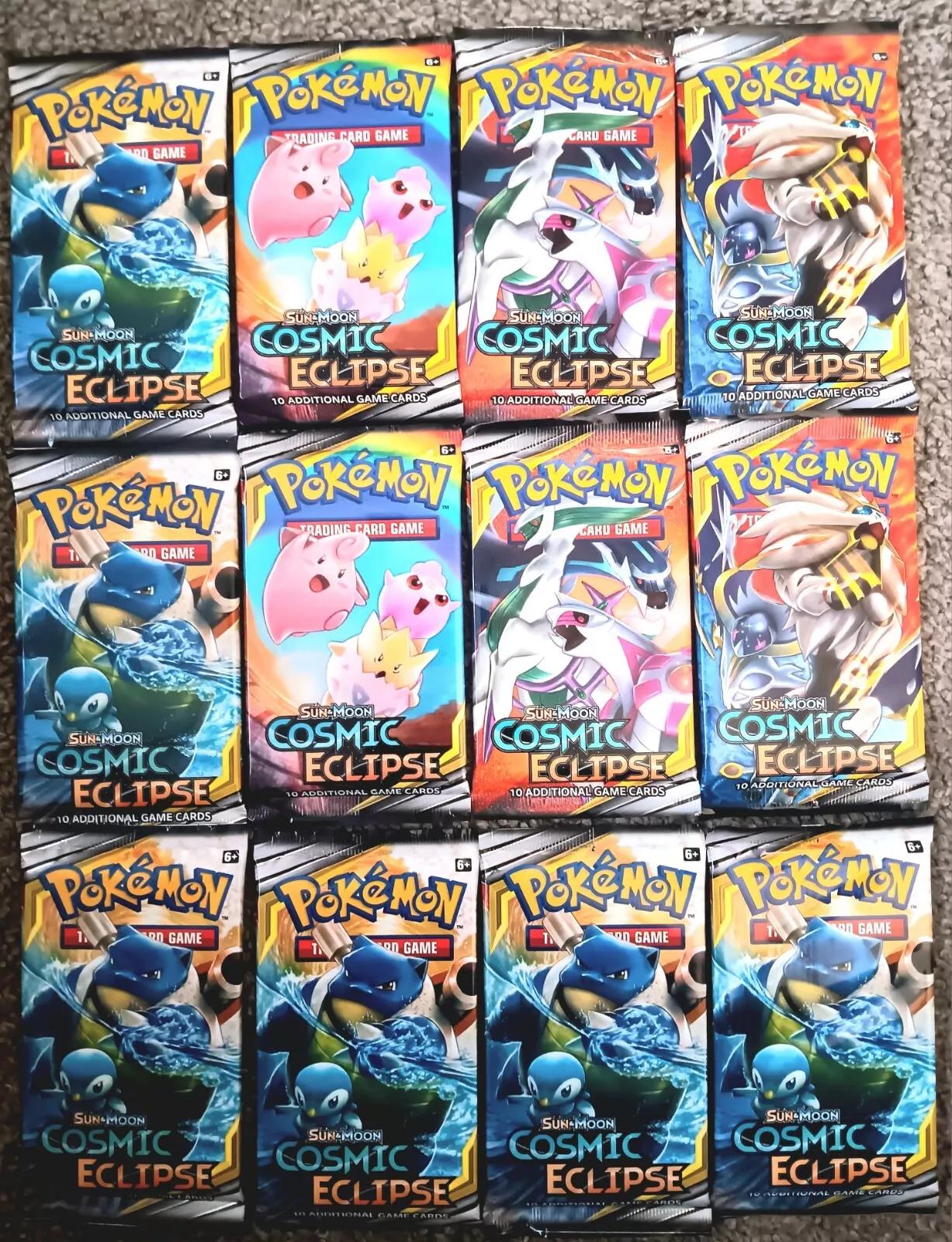 Pokemon Cosmic Eclipse Lot of 36 Loose Booster Packs
