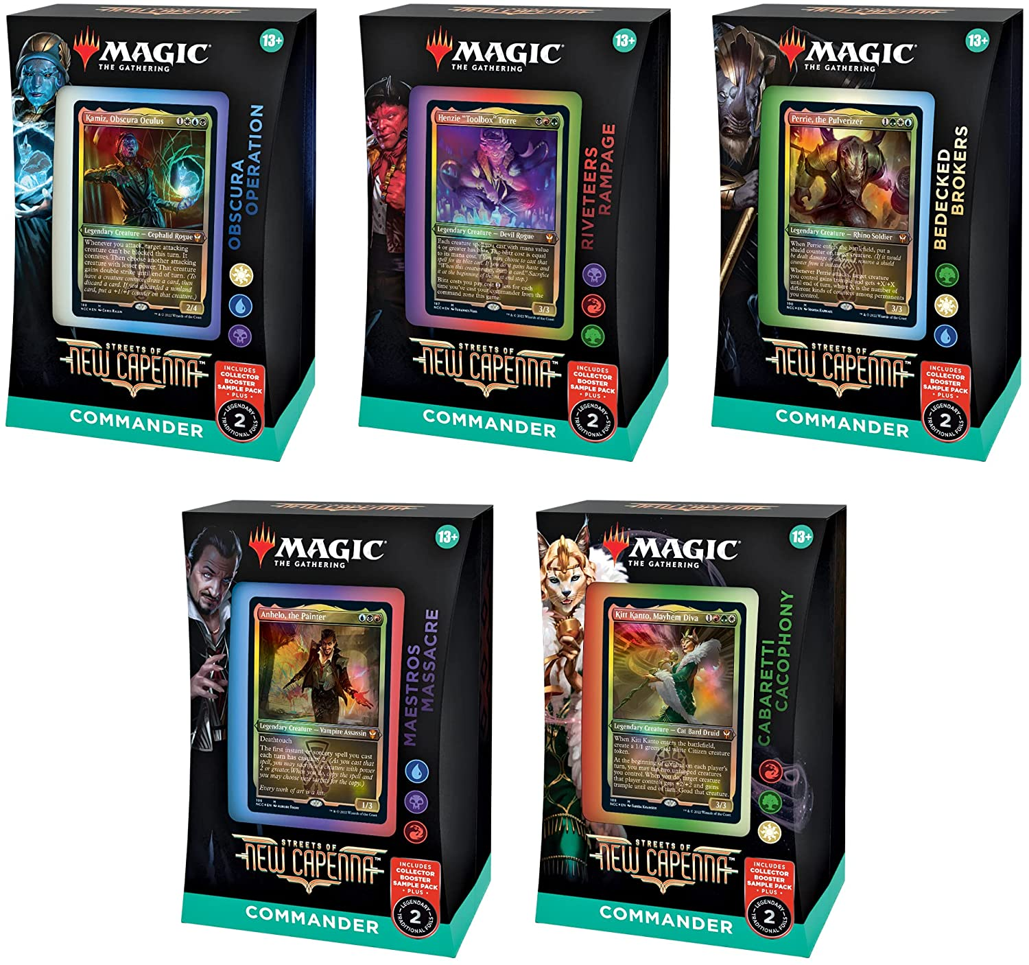 MTG Streets of New Capenna Commander Deck Display Box