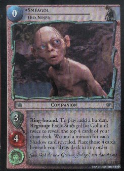 LOTR Smeagol Old Noser OP18 Foil Card