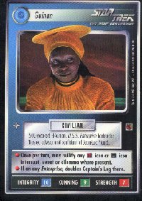 Star Trek Fajo Collection Guinan Card